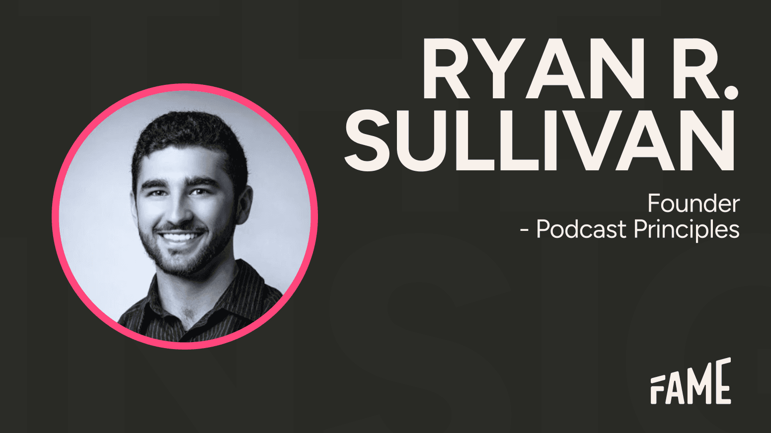 Drop your content expectations | Ryan R. Sullivan, Podcast Principles