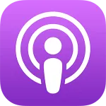 The Apple Podcasts app icon