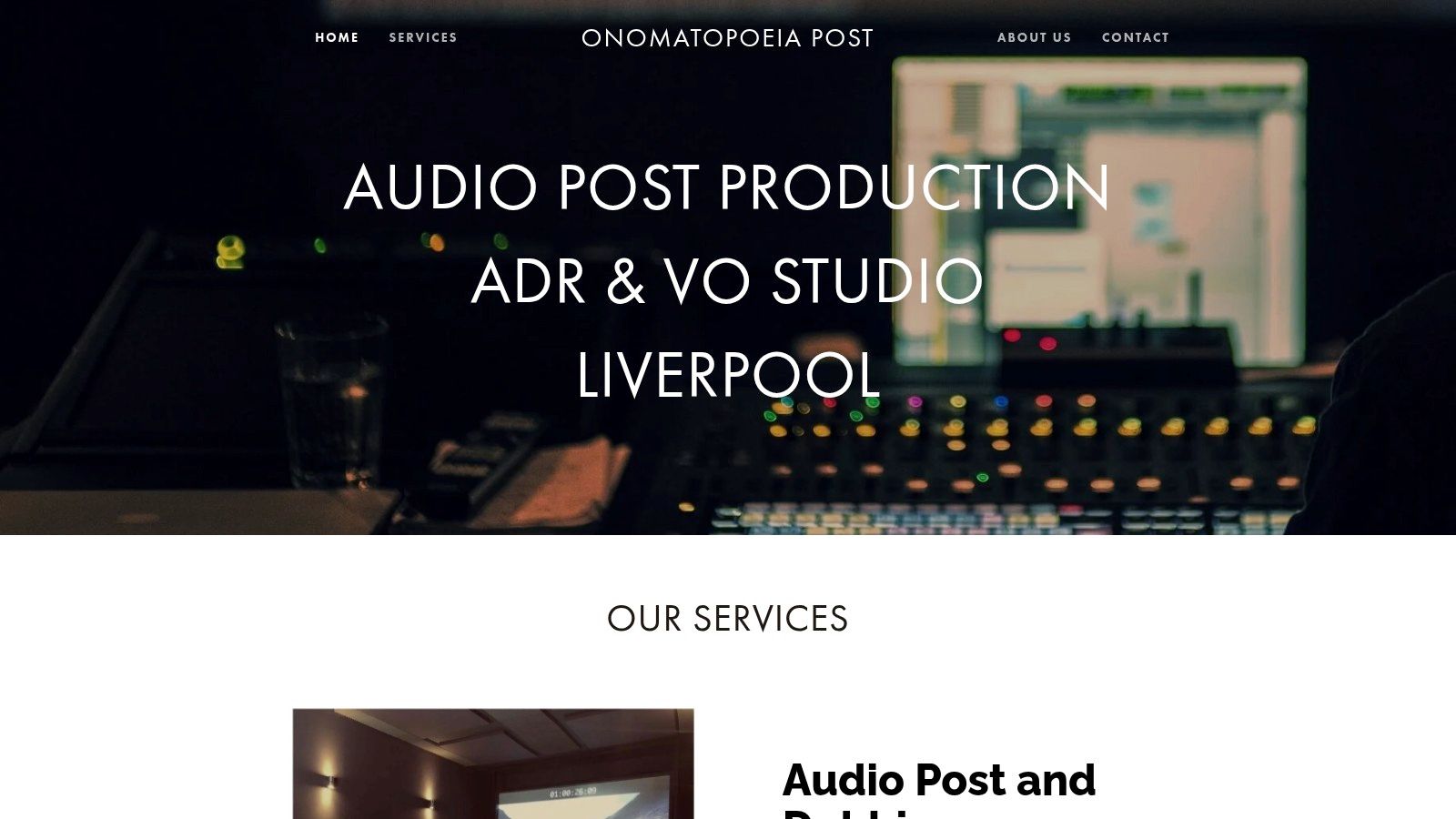 Ono Post (Audio Post Production | ADR & VO | Podcast)