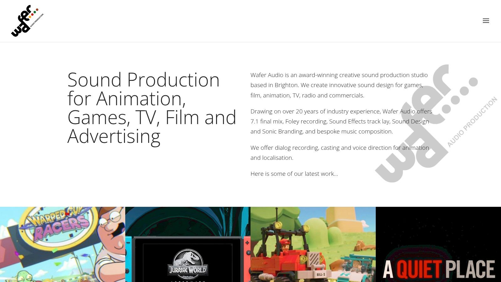 5. Brown Bear Studios: Best for High-End Studio Production
