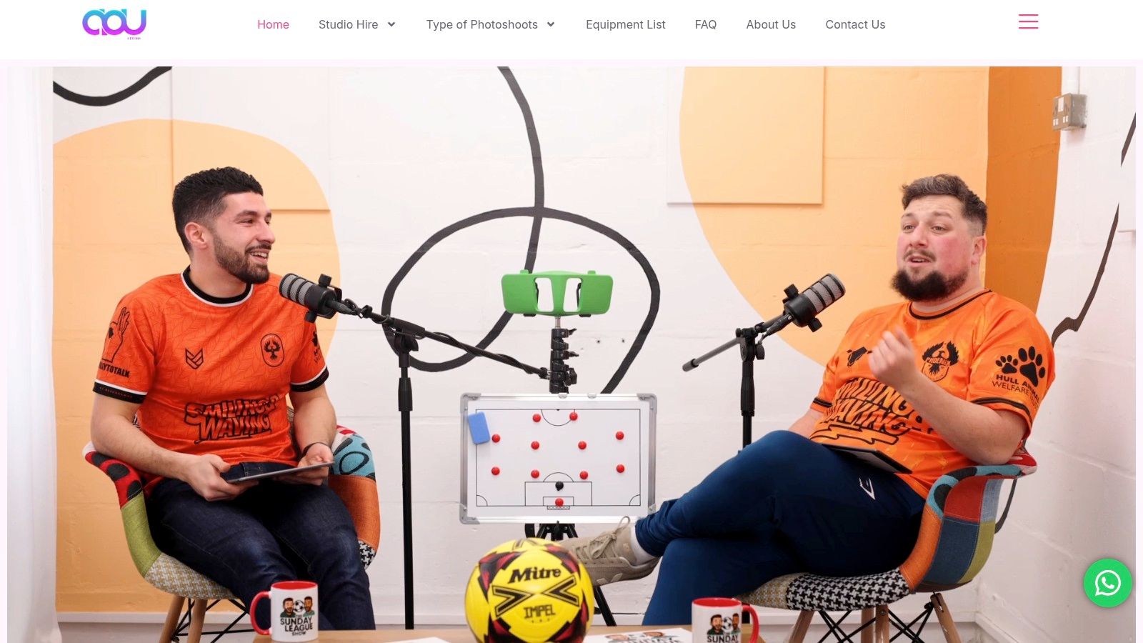Nottingham Podcast Studio (AOU Studios)