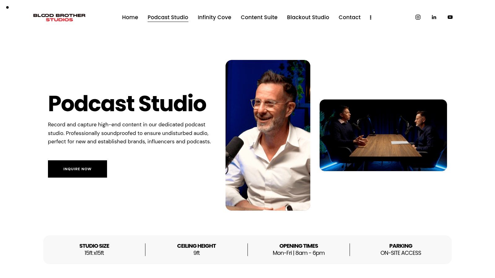 Blood Brother Studios – Podcast Studio