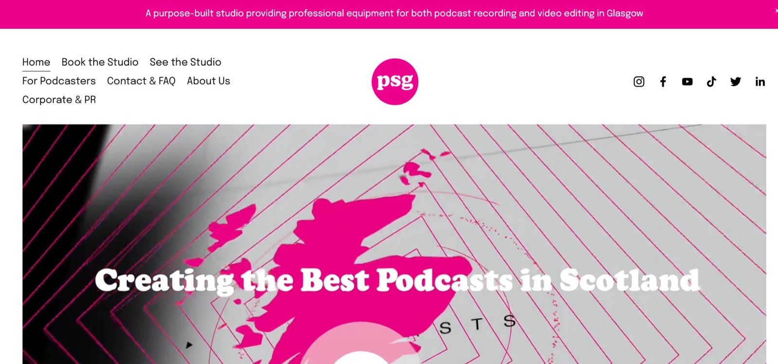 The Podcast Studio Glasgow