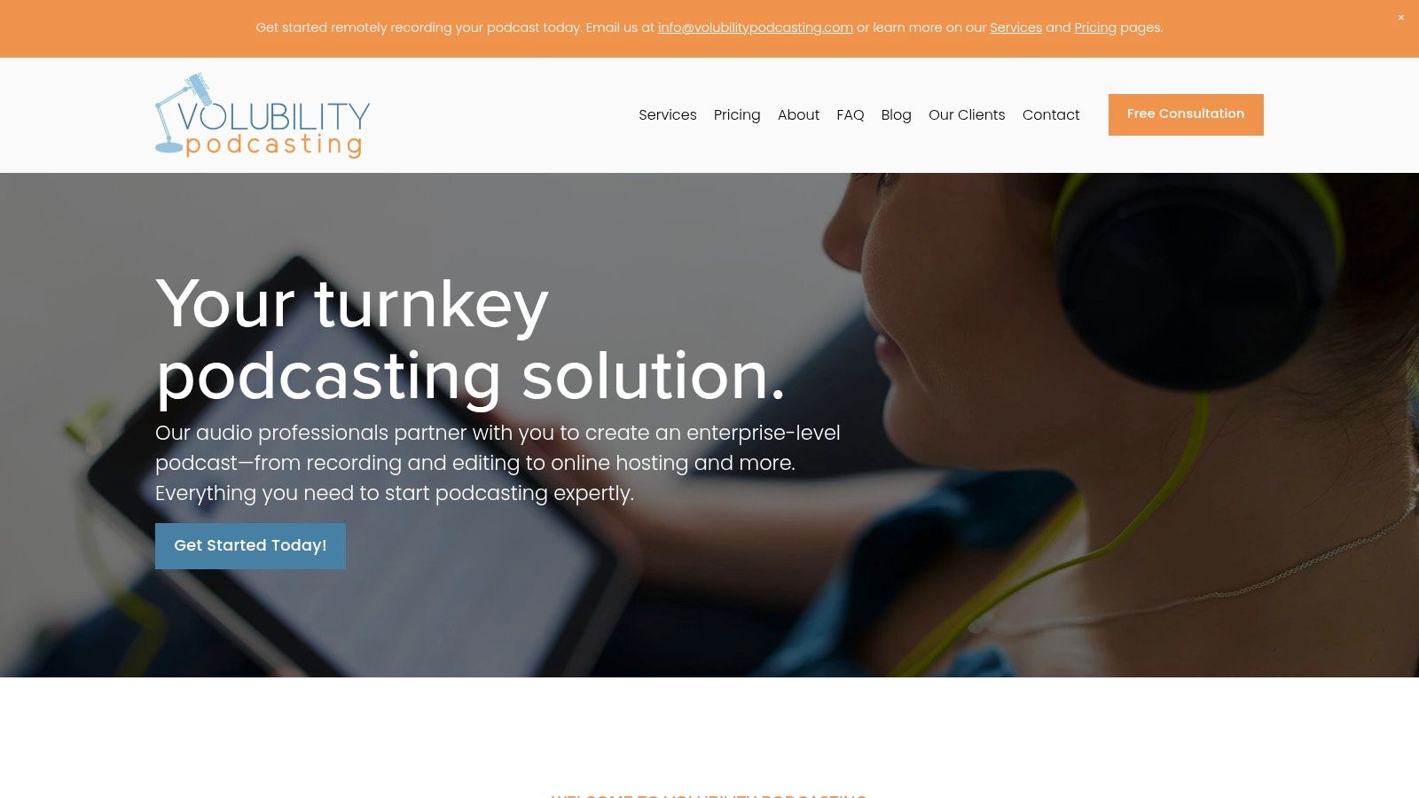 Volubility Podcasting