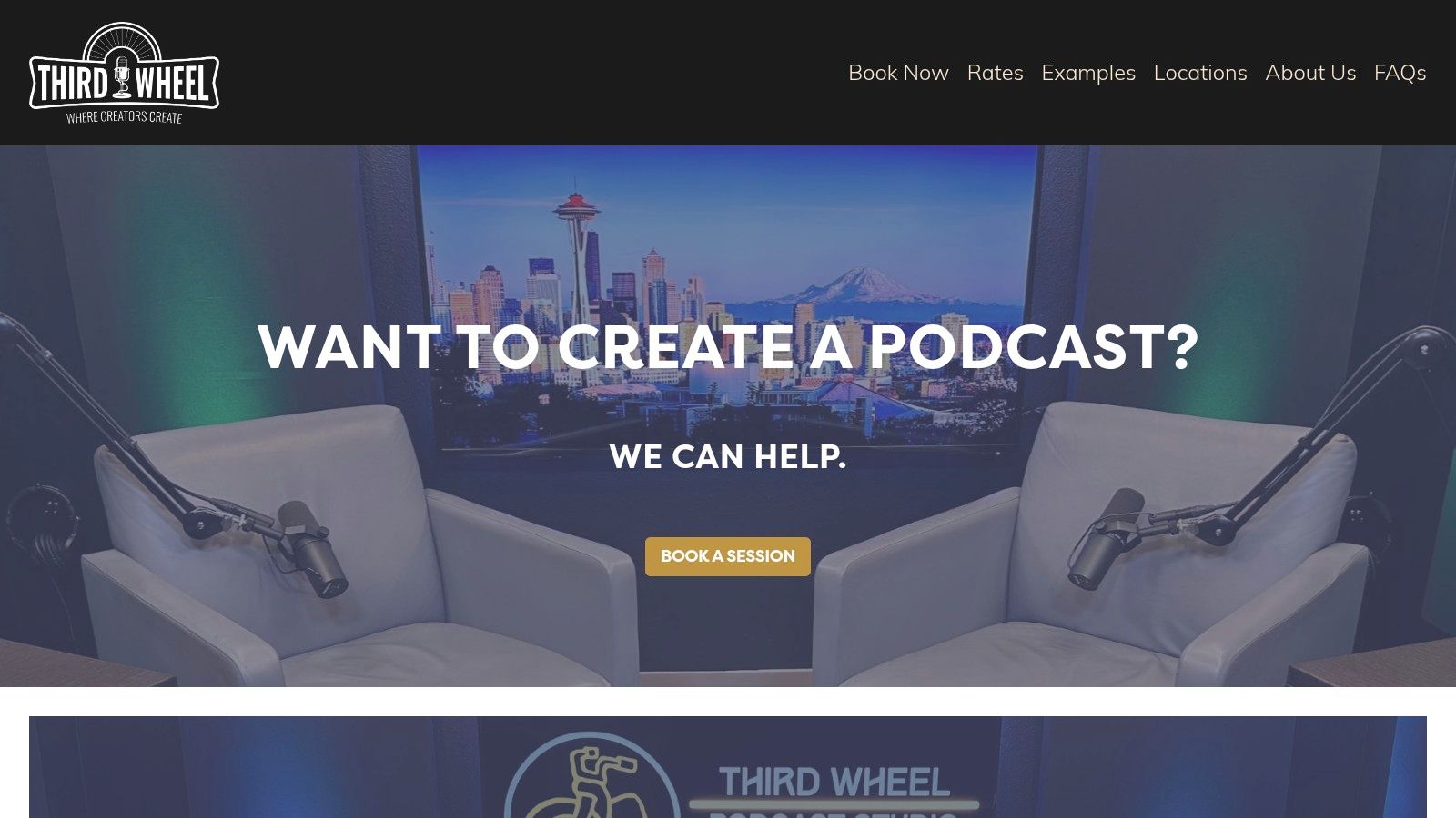 Third Wheel Podcast Studio Seattle