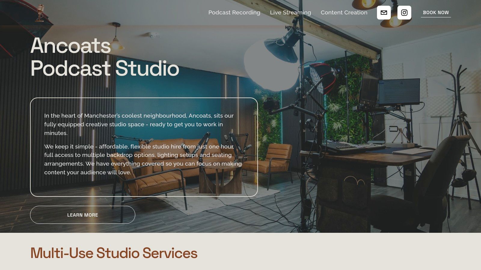 Ancoats Podcast Studio