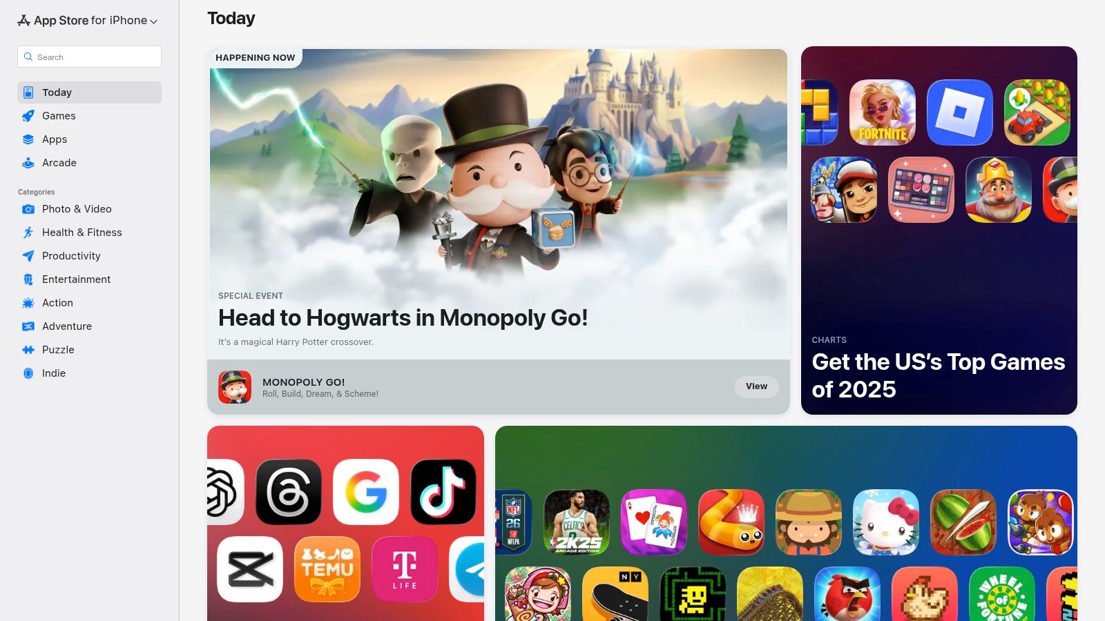 Apple App Store (iOS/iPadOS)