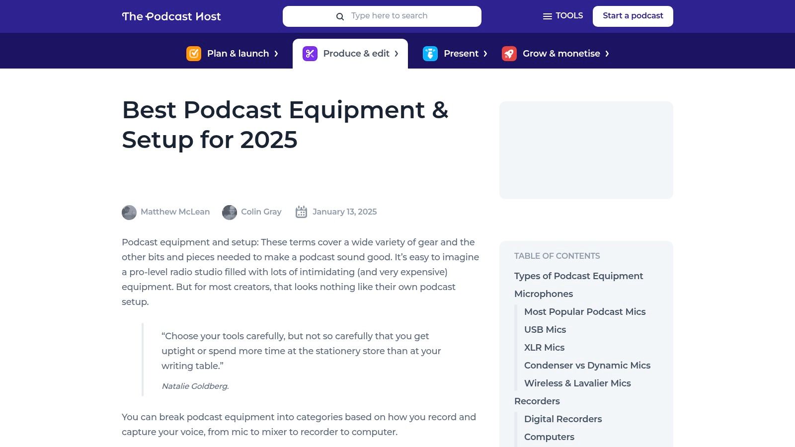 The Podcast Host