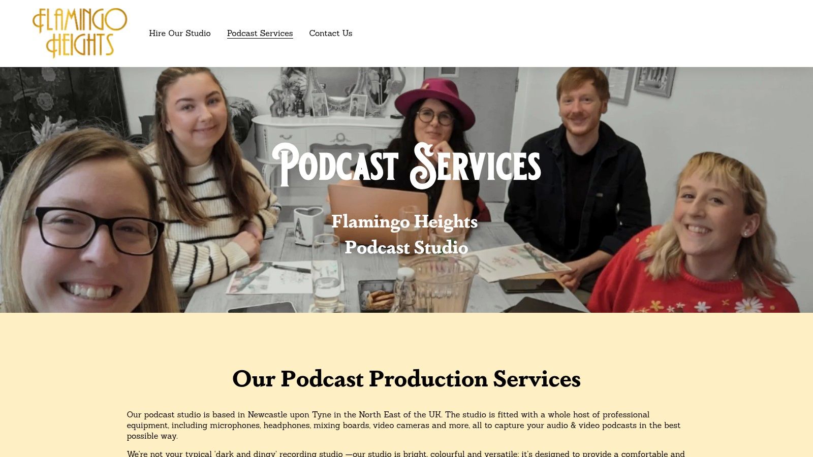 Flamingo Heights Podcast Studio