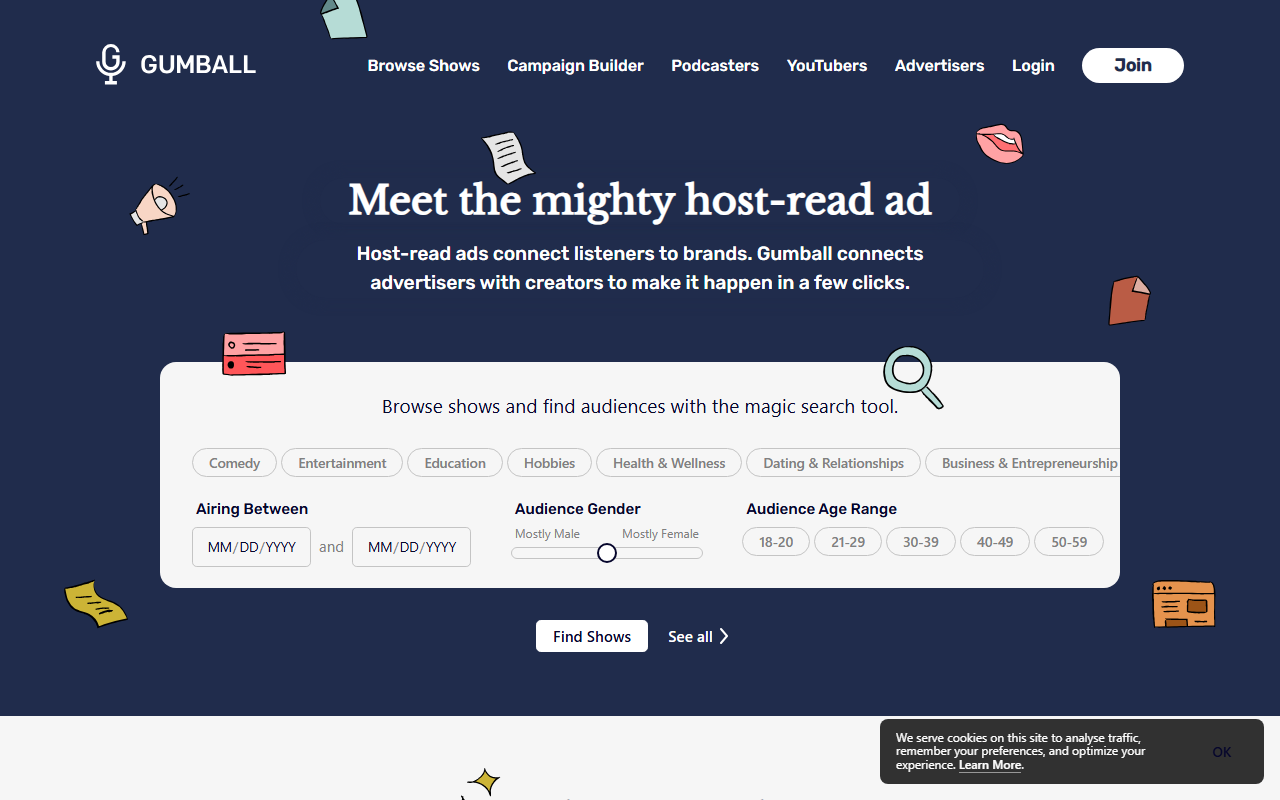 Gumball  -  Host-Read Marketplace (Headgum)