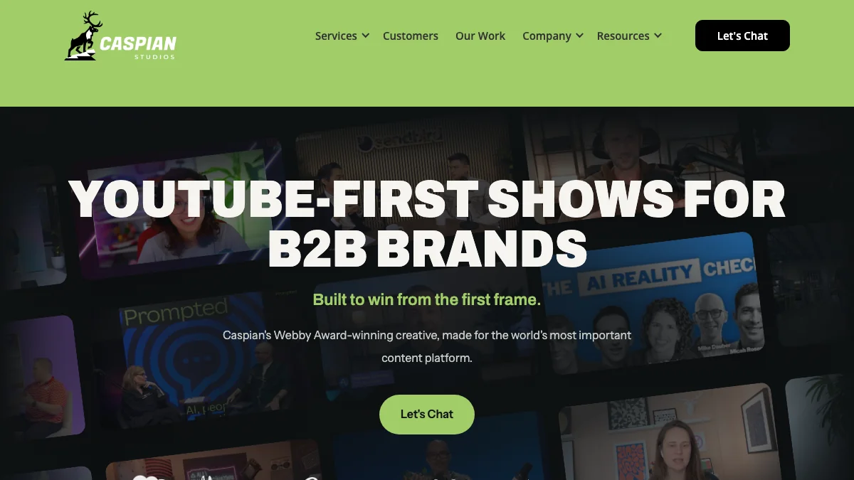 Caspian Studios homepage