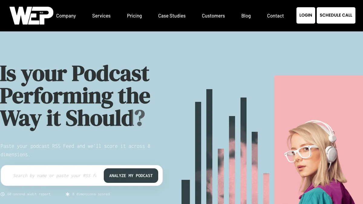 We Edit Podcasts homepage