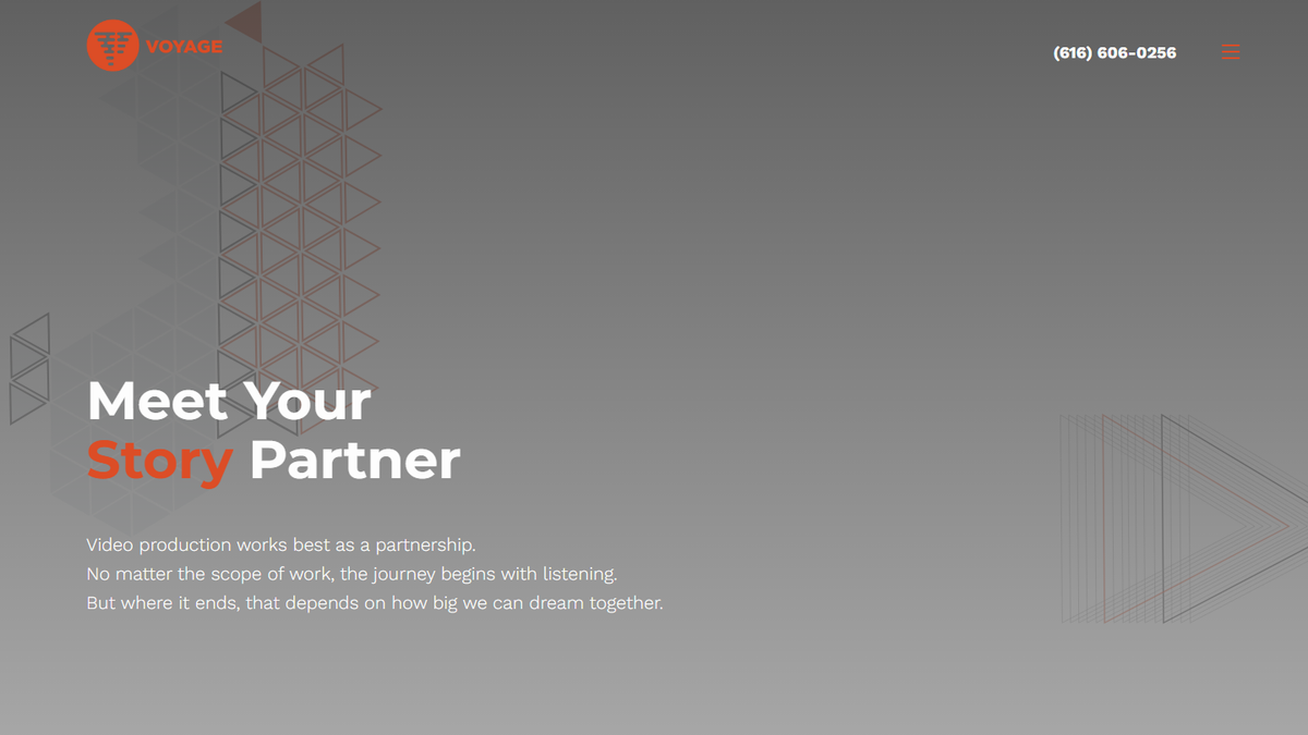 Voyage Pictures homepage screenshot