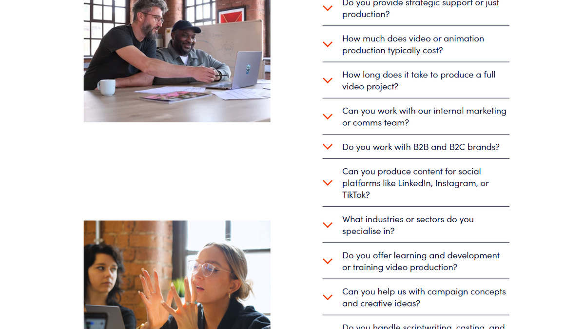 Bearded Fellows homepage screenshot