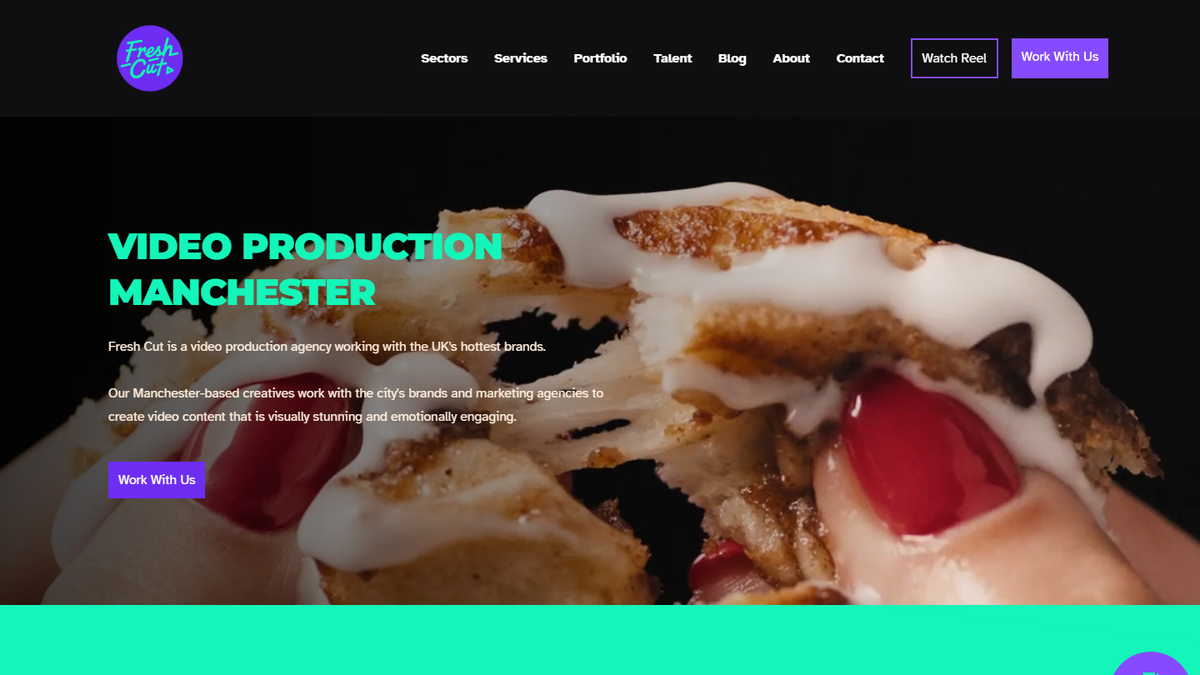 Fresh Cut homepage screenshot