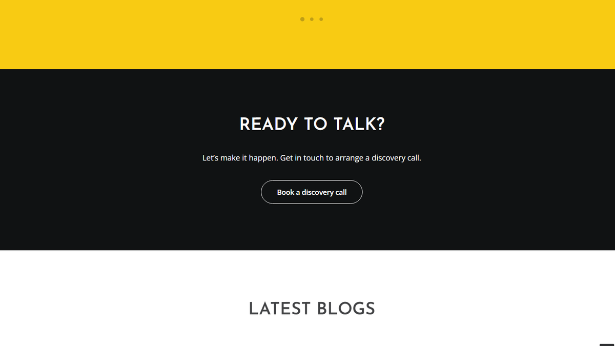 Motion Collective homepage screenshot