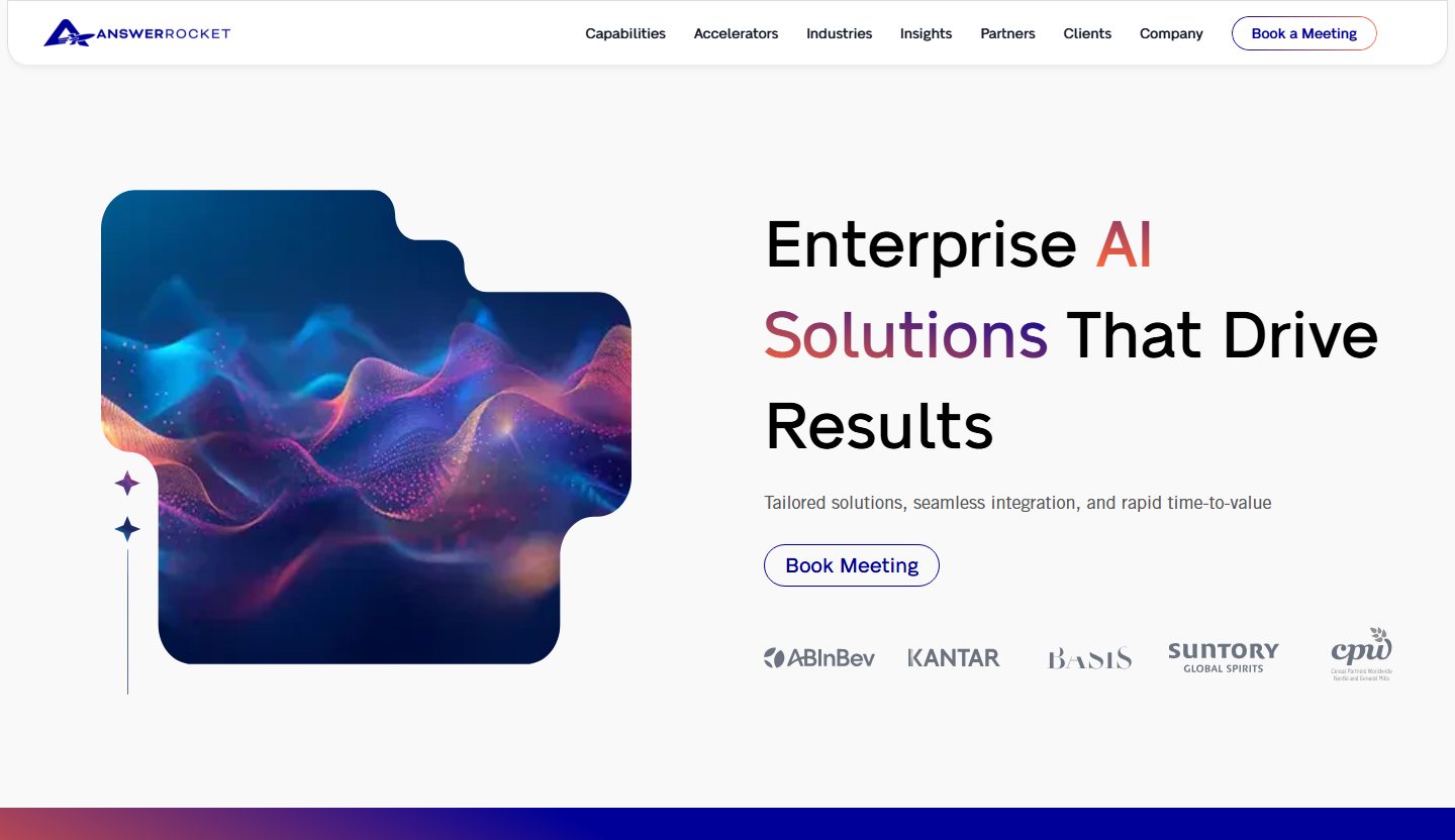 AnswerRocket homepage