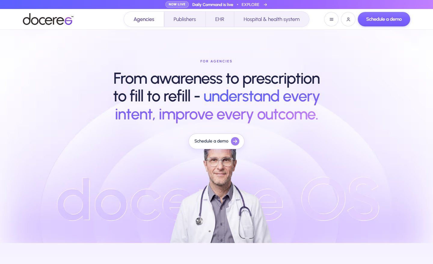 Doceree homepage