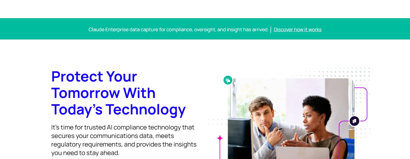 Smarsh homepage