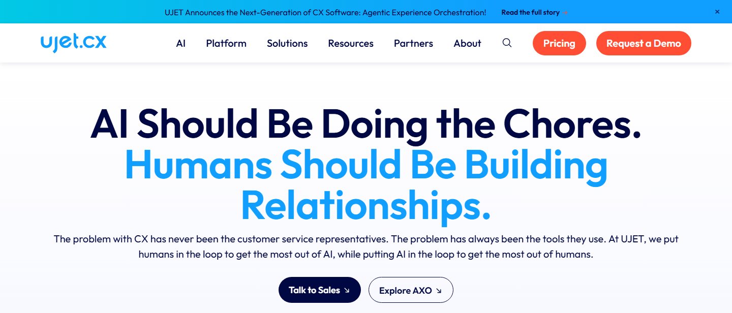 UJET homepage