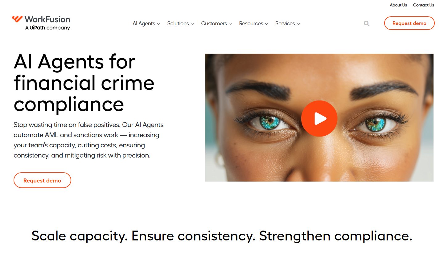 WorkFusion homepage